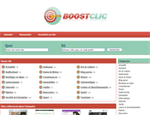 Tablet Screenshot of boostclic.fr